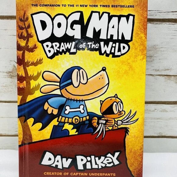 Dog Man Brawl of the Wild Creator of Captain Underpants by Dav Pilkey Hardcover - Picture 1 of 2